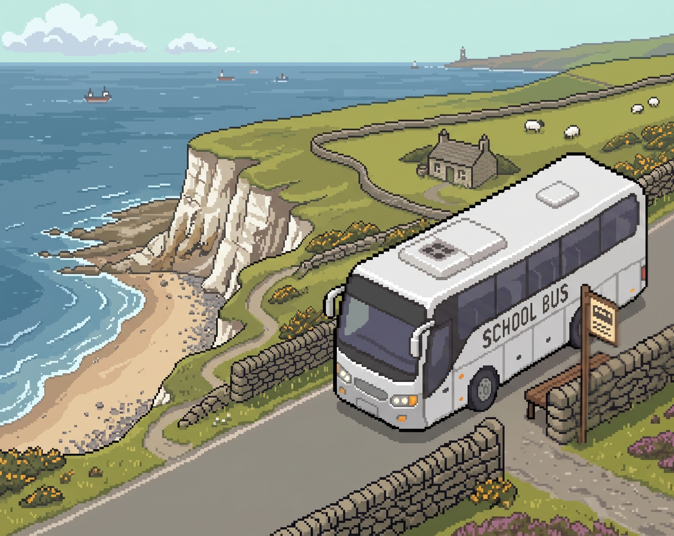 Rural School Transport Bus